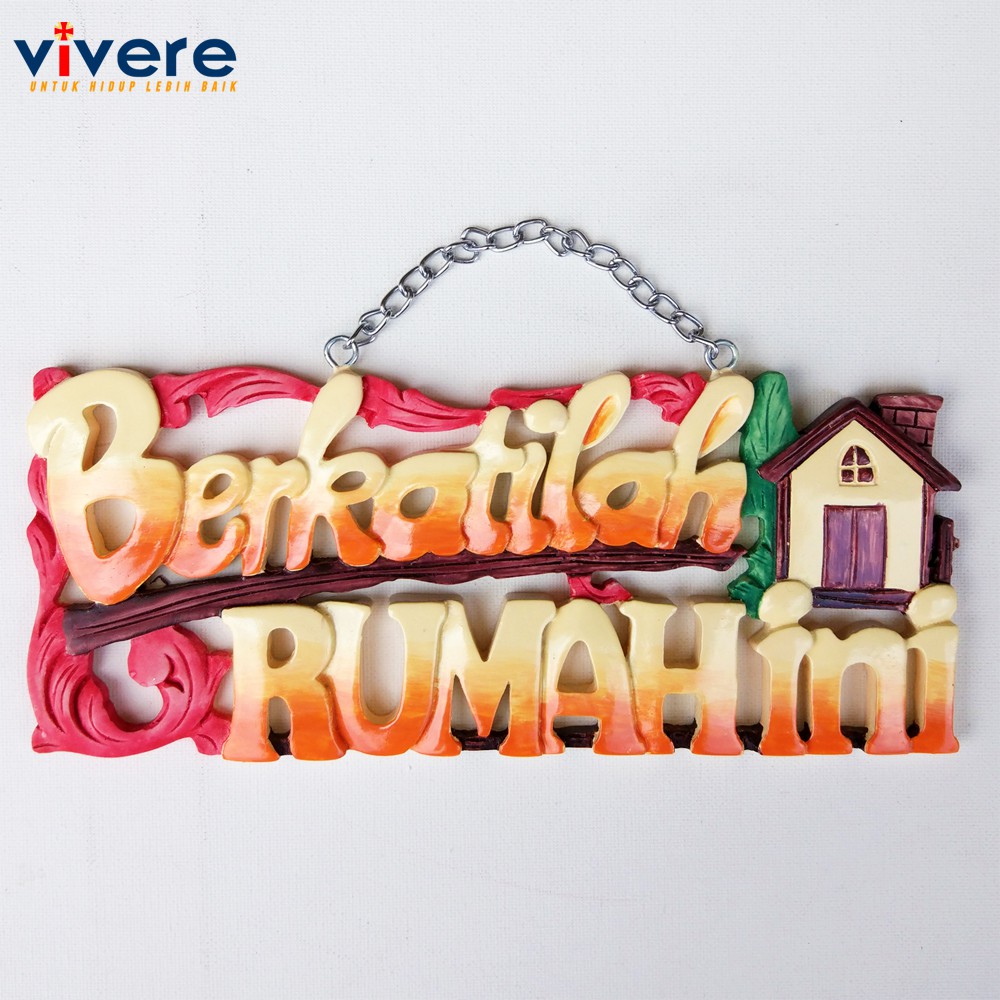  Hiasan  Dinding Berkatilah Rumah  Ini Full Colour Shopee  