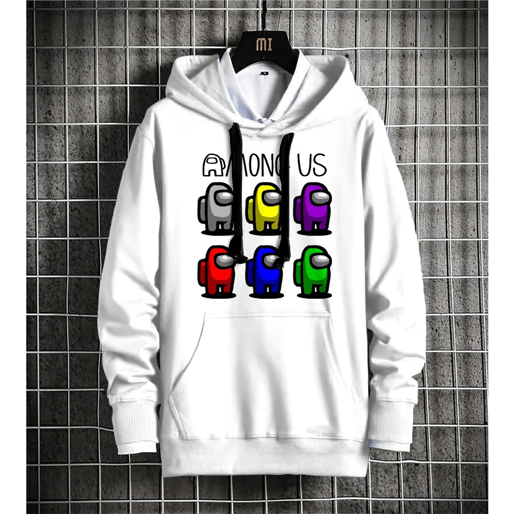 HOODIE ANOUN US PELANGI BAHAN FLEECE - A5GARD88