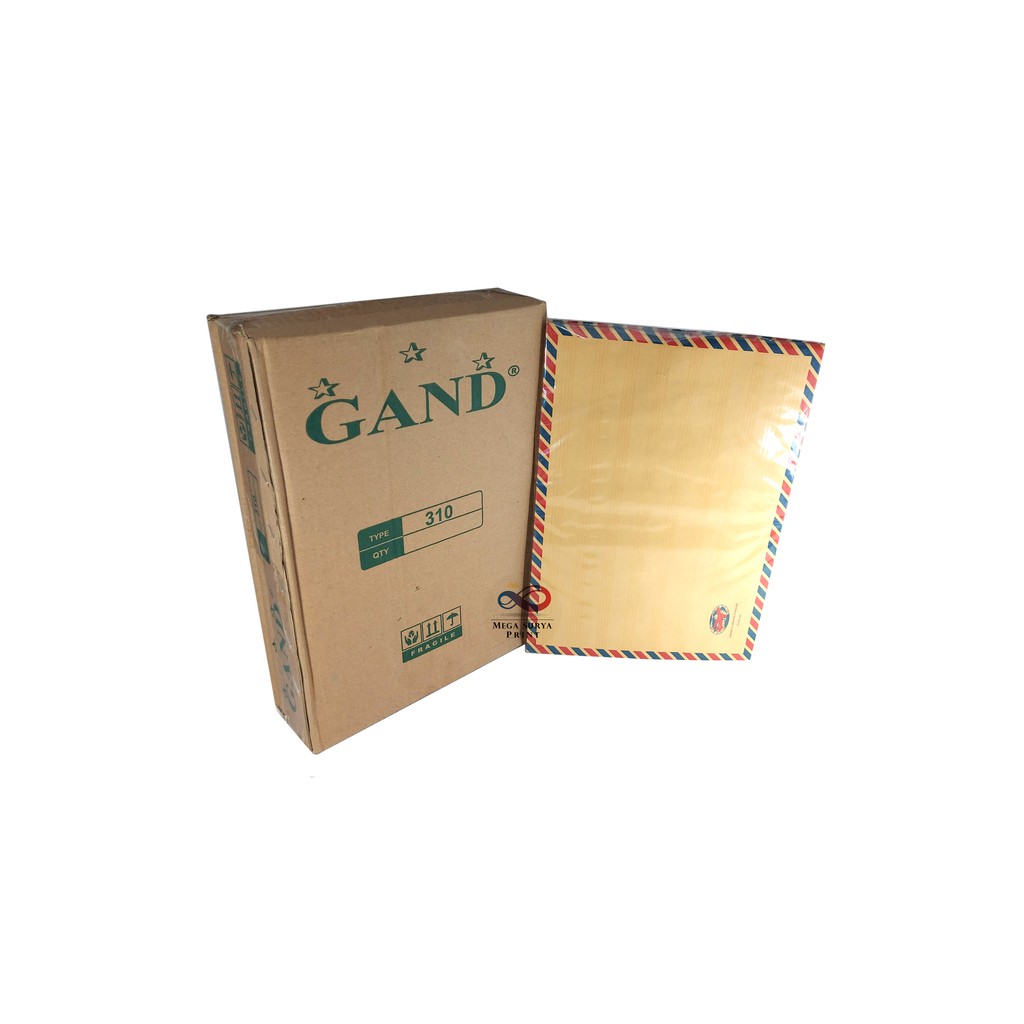 

Gand Amplop Cokelat Airmail 310 Folio