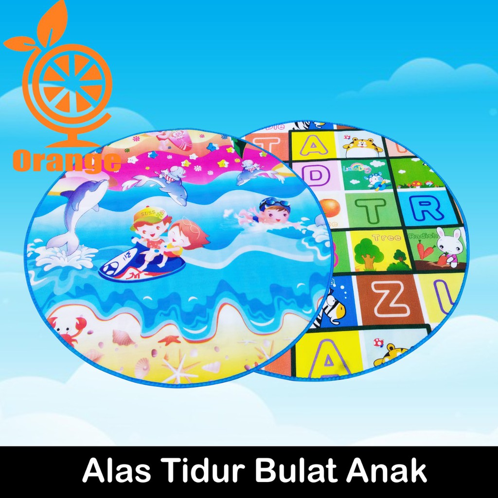 Alas Tenda Bulat Karpet Karakter Lucu Untuk Anak alas bermain anak