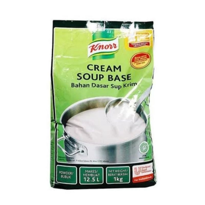

Knorr cream soup base 1kg / bumbu bahan utama sop
