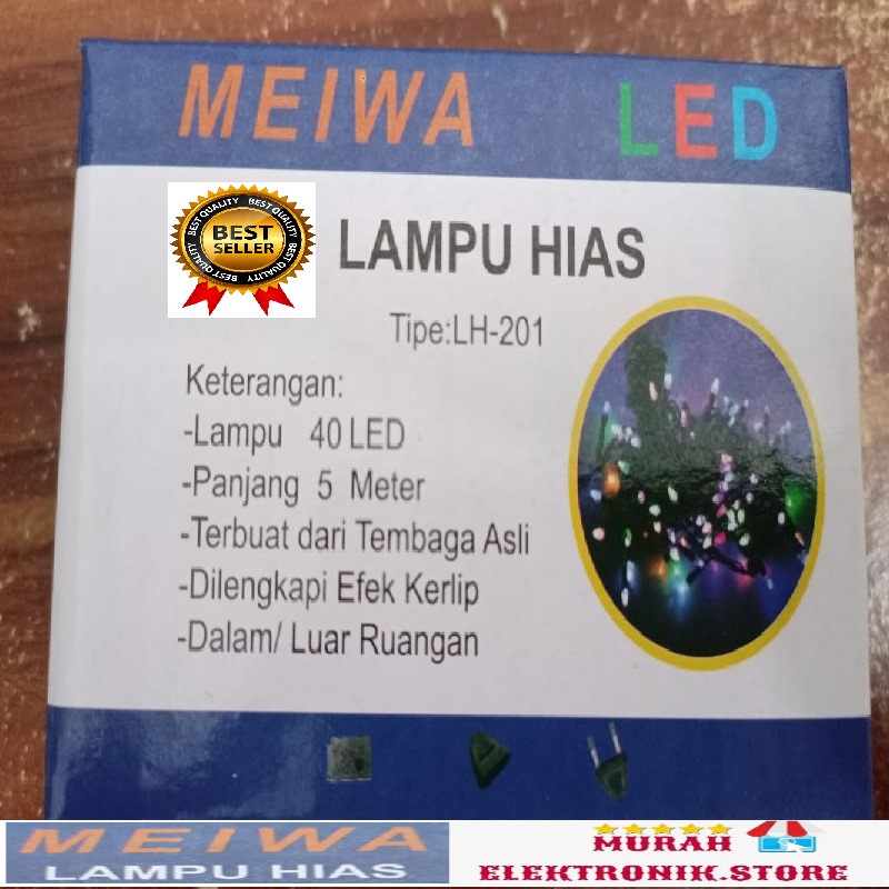 Lampu Hias LED Tumblr Merah Putih Lampu Hias Natal LH-201