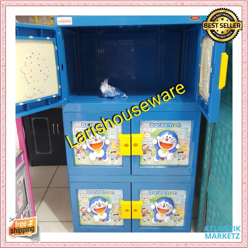 Lemari Plastik Doraemon ukuran besar