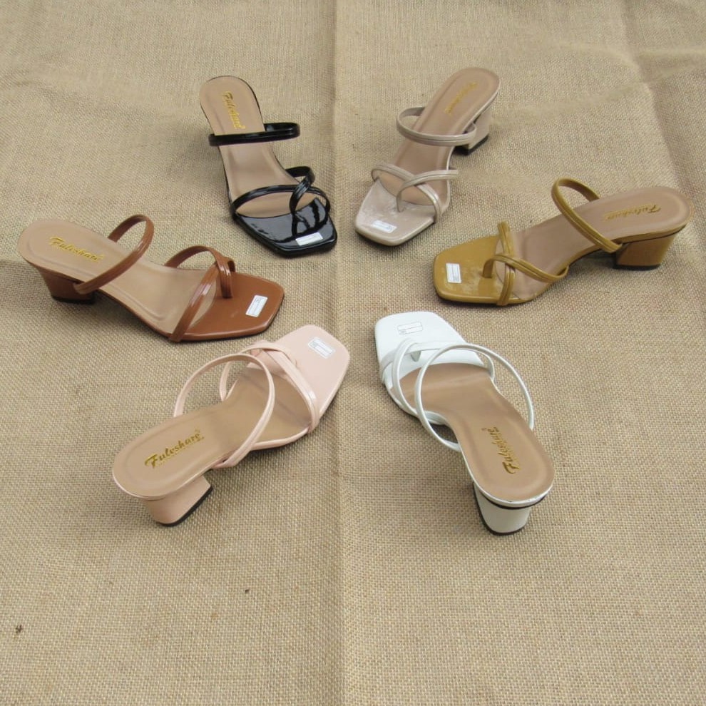 Sandal Hak Tahu Wanita Tali 5cm BG-02