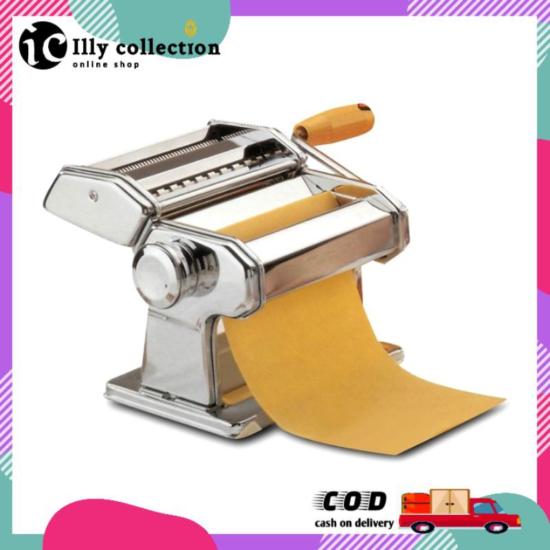 Gilingan Mie Manual Stainless / Mesin Pembuat Mie Gilingan Molen Pasta Maker