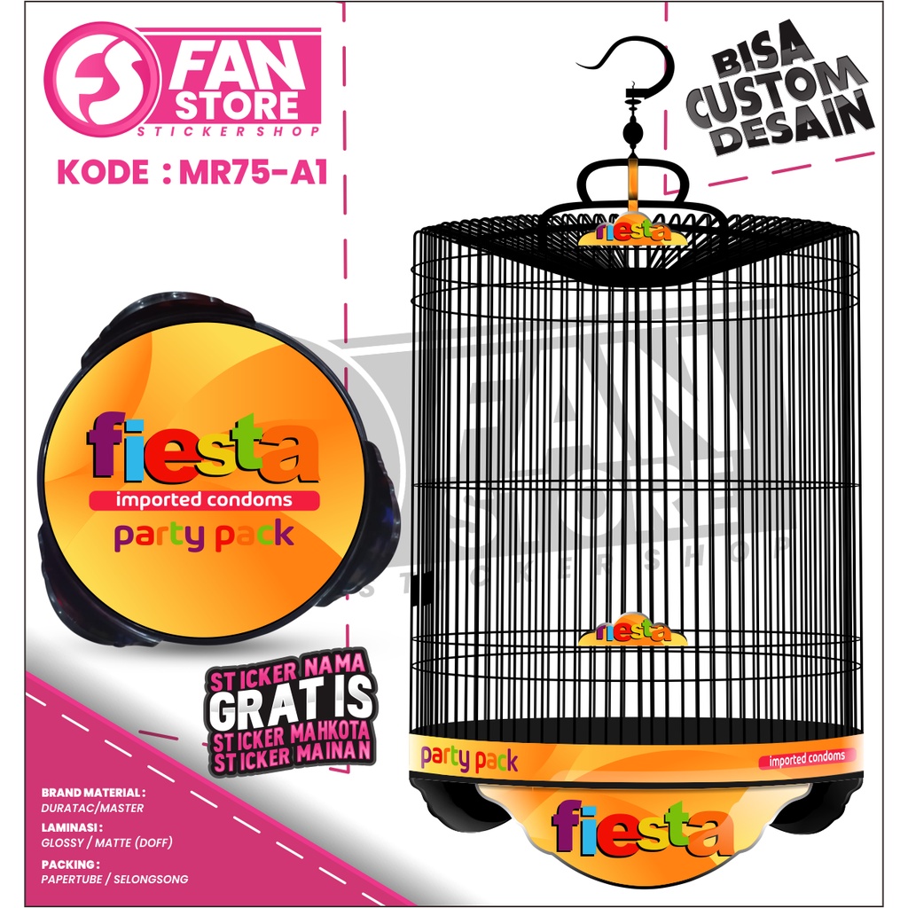 [NEW] Stiker Tebok Murai - Sticker Decal Sangkar Burung Murai - Decal Kandang Murai