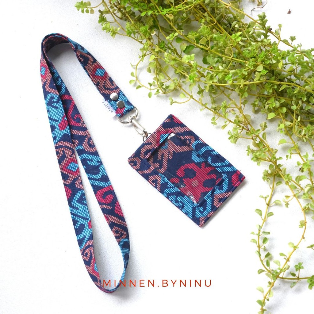 

ID Card Holder Batik - One Face Lanyard Set (BC-55)