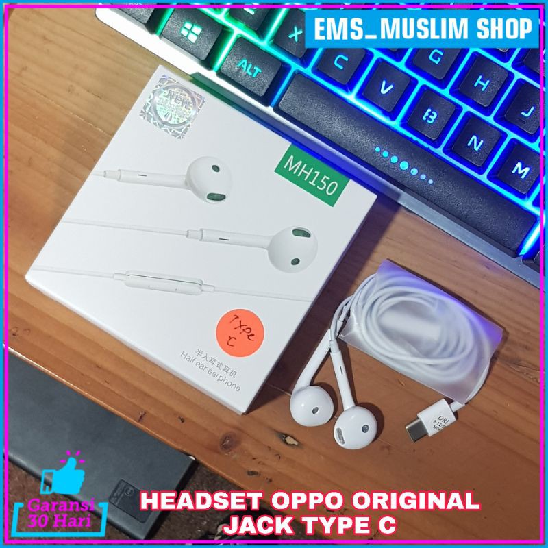 Headset Earphone OPPO FIND X R17 Pro ORIGINAL 100% JACK Type C