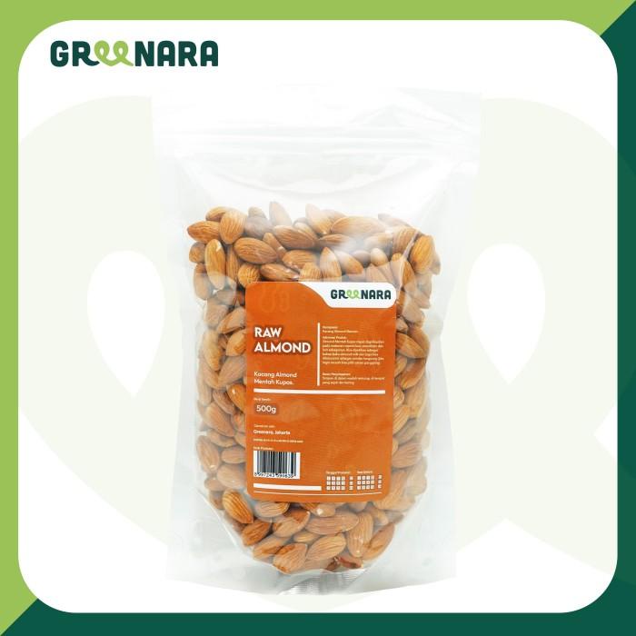 

Kacang almond mentah kupas 500gr / raw whole almond Berkualitas