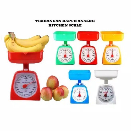 TERBARU!!! Timbangan Dapur Analog 5kg Timbangan Kue Manual Kitchen Scale Grad 40G