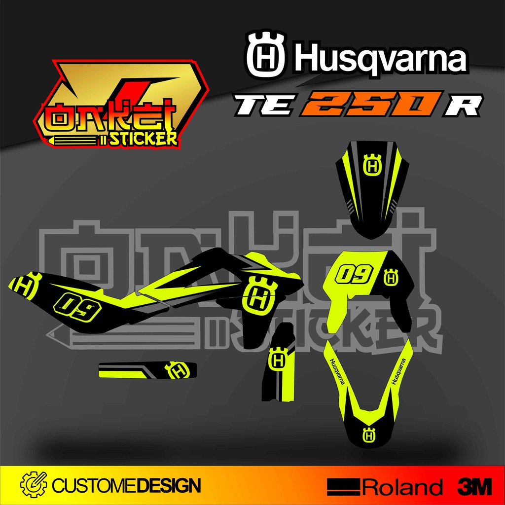 DECAL HUSQVARNA TE 250 R STB