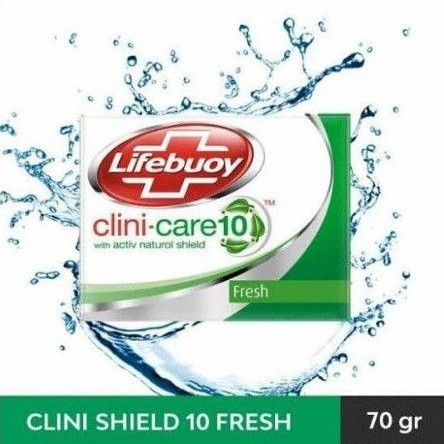 SABUN BATANG LIFEBUOY CLINI-CARE10 - FRESH HIJAU 70gr