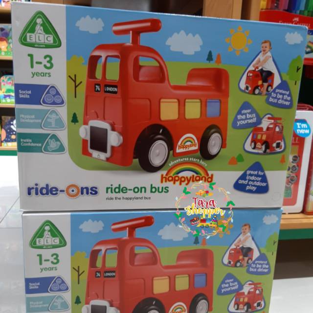 elc wooden london bus