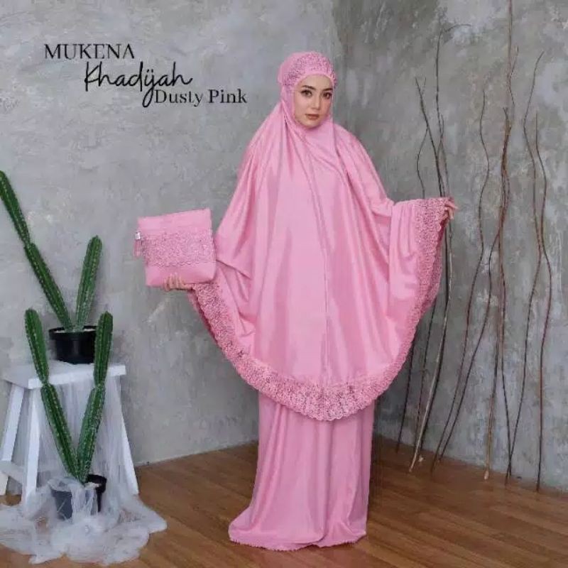 MUKENA SITI KHADIJAH WARNA + TAS