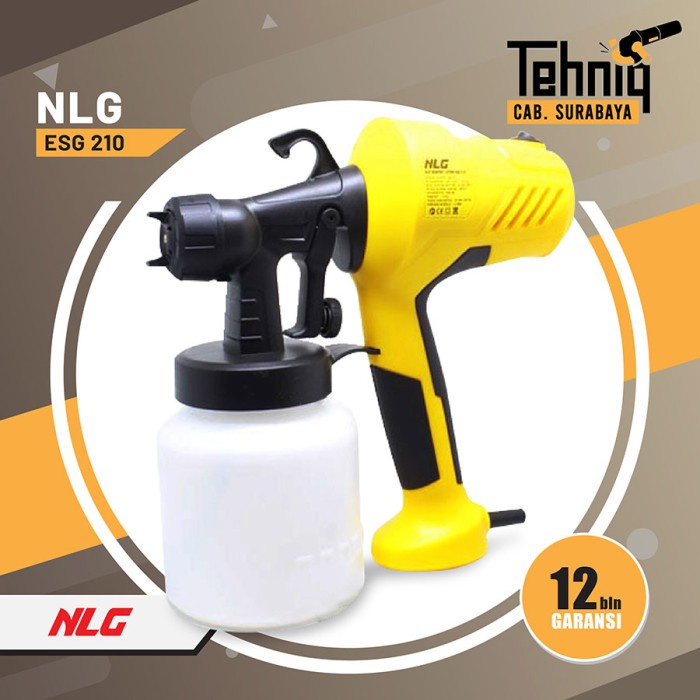 SPRAY GUN ELECTRIC NLG ESG 210 / ALAT SEMPROT CAT ELEKTRIK NLG ESG 210