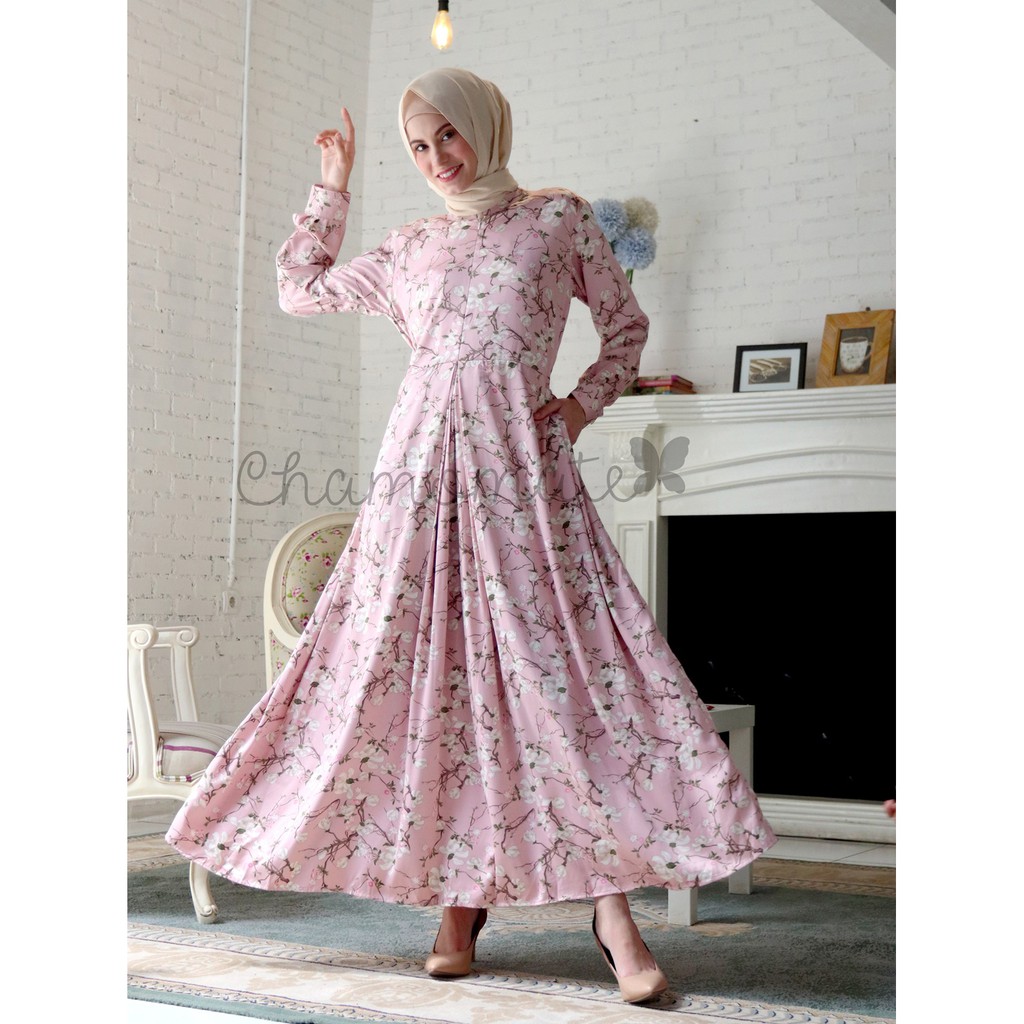 GAMIS TSURAYYA - warna Peach