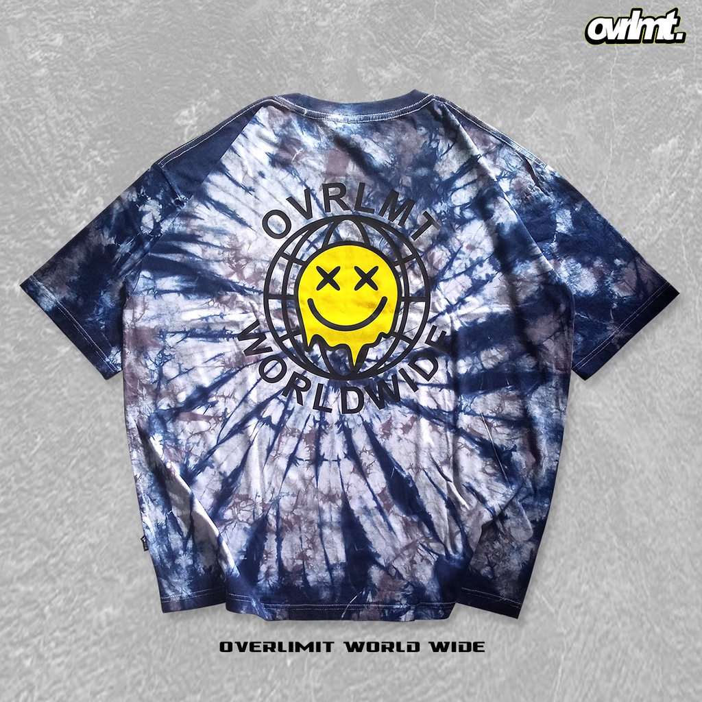 OVERLIMIT WORLDWIDE T-SHIRT OVERSIZE | TIEDYE | KAOS OVERSIZE | STREETWEAR