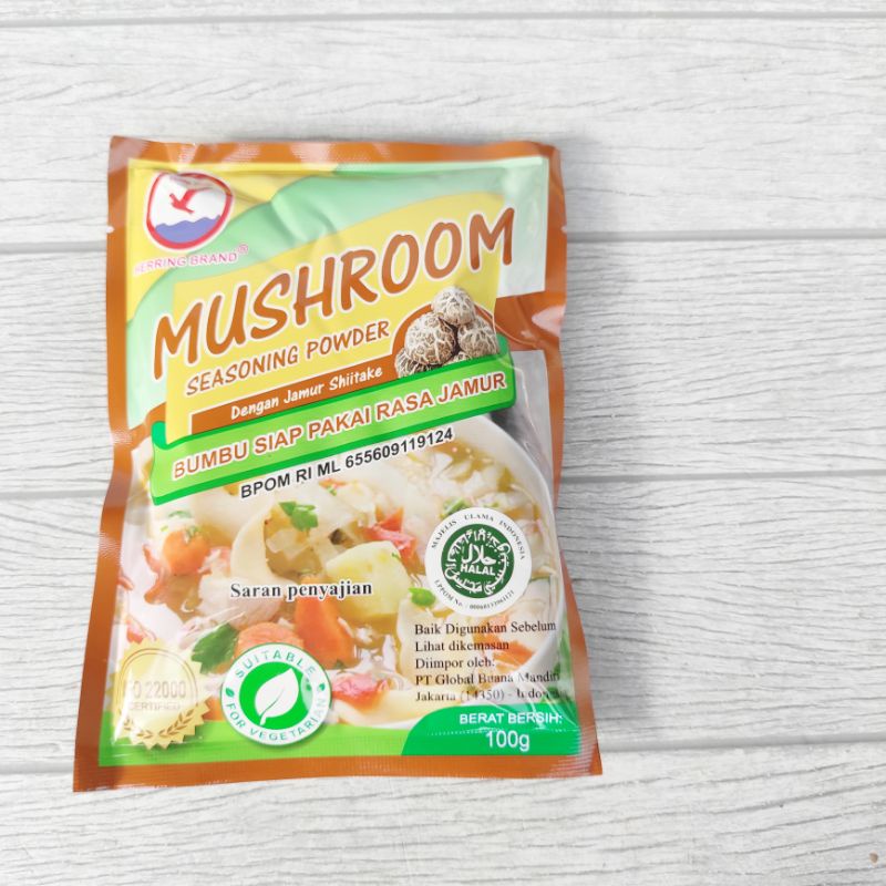 

Herring Brand Mushroom Seasoning Powder 100g Bumbu Kaldu Siap Pakai Rasa Jamur Mokoceng