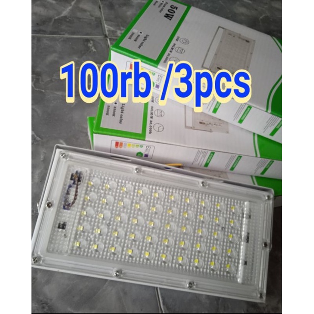 LAMPU SOROT 50 WATT / 50 LED