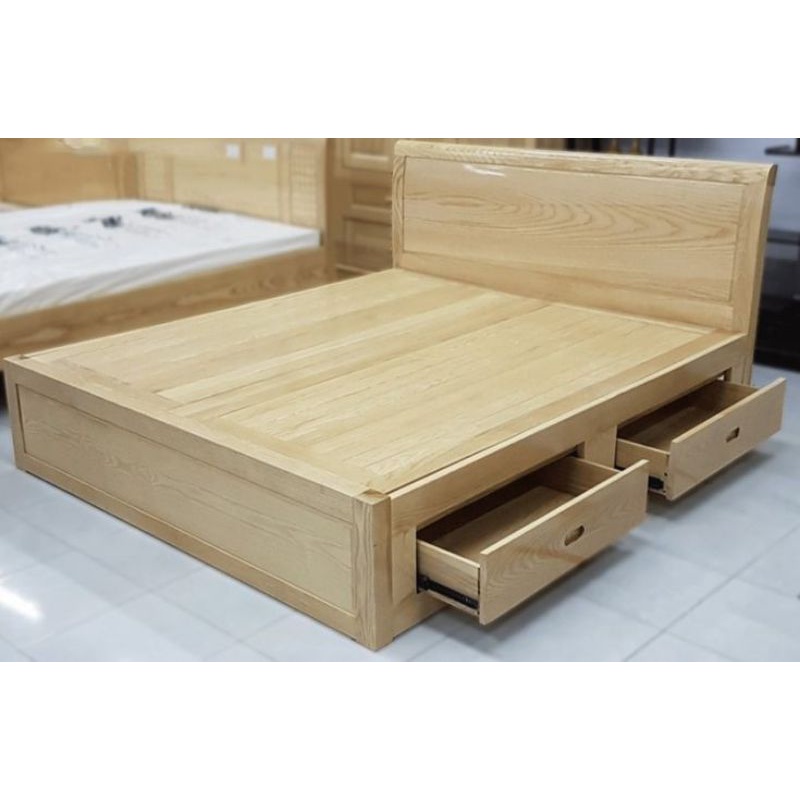 Divan kayu/Ranjang kayu/Tempat tidur kayu/risbang kayu minimalis