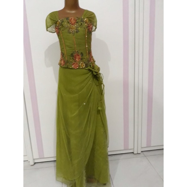 preloved long dress pesta