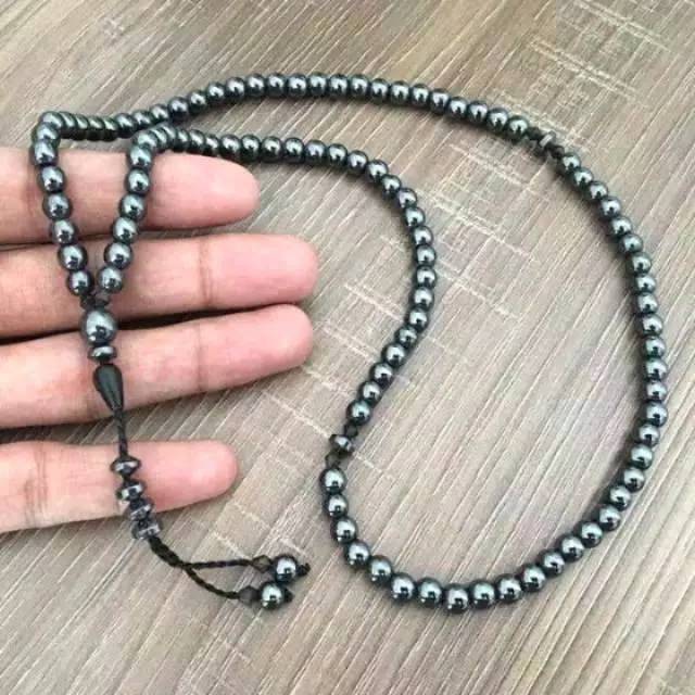 kalung tasbih batu alam blustin 99