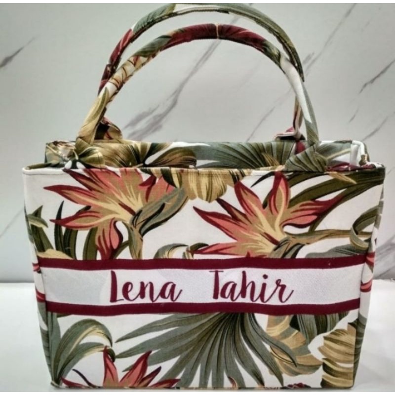 Souvenir totebag nama custom/totebag kanvas custom/kado guru/teman/sahabat/pernikahan/kado tas