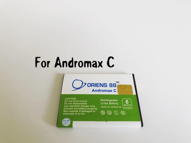 (P) Baterai Batre Battery Andromax C Double Power/IC ORIENS88