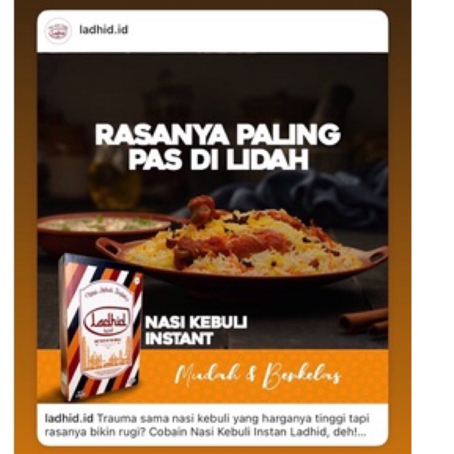 

Nasi Kebuli Instant ladhid
