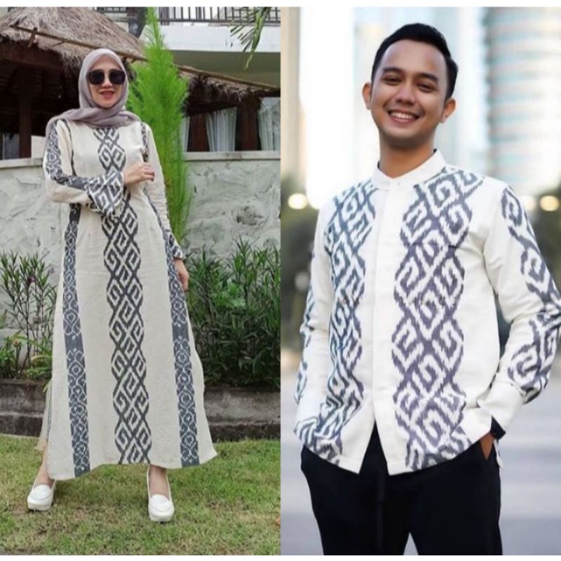 Couple GAMIS TENUN MUSLIM