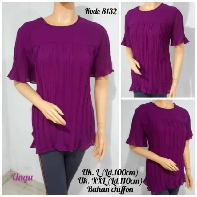 BLOUSE SIFON CHIFFON/ BLOUSE WANITA / ATASAN WANITA