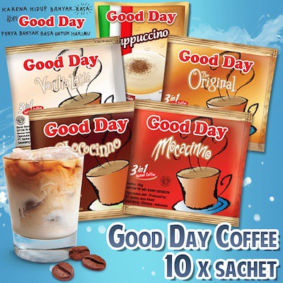 

GOOD DAY Coffee Mocacinno / Vanilla / Coolin 10's