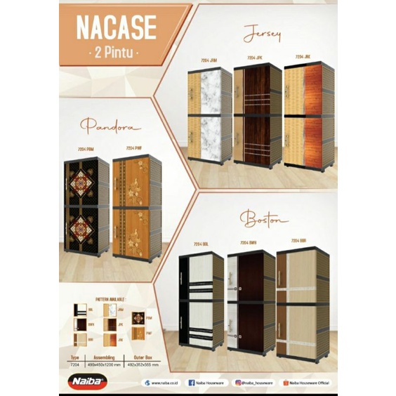 [COD]Lemari plastik Naiba Lemari Nacase Naiba