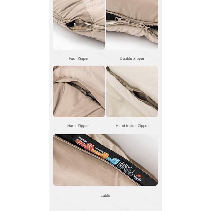 SLEEPING BAG NATUREHIKE NH20MSD03 KANTONG TIDUR CAMPING