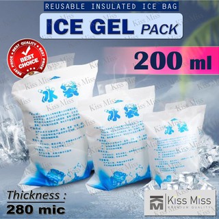Image of ICE GEL PACK 200 ml / Jelly / Blue Ice / Pendingin / Dry Es / Cooler / Gabag / es / ASI
