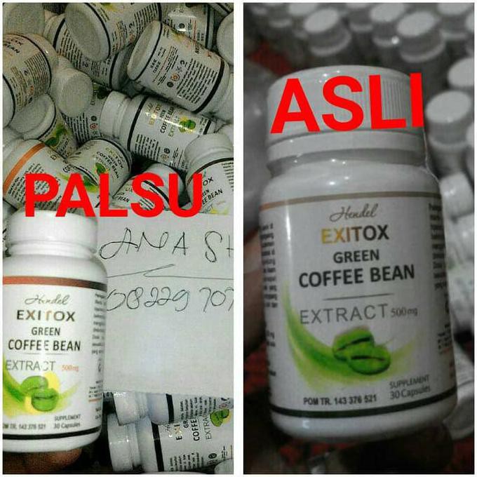 Diet Original-Asli-K741R9W- Obat Diet Sehat Exitox Green Coffee Herbal Pelangsing Asli