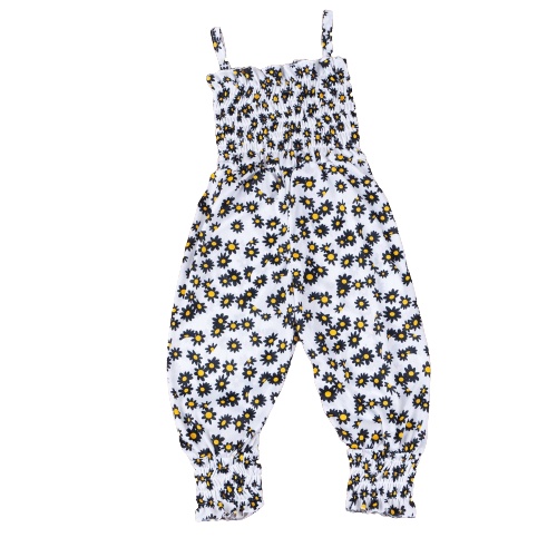 ZASKIYA - Jumpsuit anak Rocca Motif Daisy / Jumpsuit Anak Perempuan  Terbaru