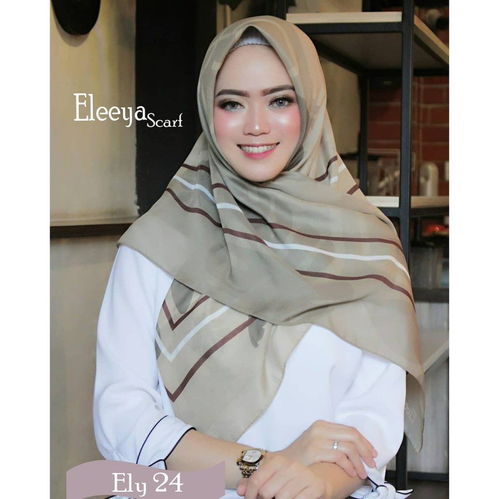 HIJAB SEGIEMPAT MOTIF ELY 24 II Eleeyascarf