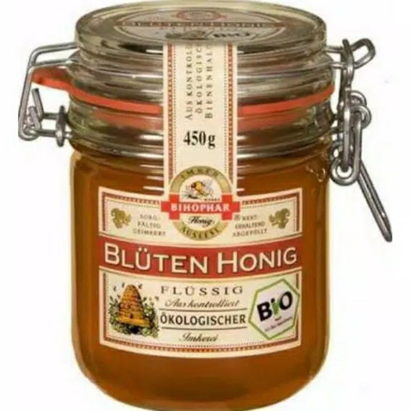 

Bluten Honig Bihophar 450g Germany Honey Organic Madu Organik Import