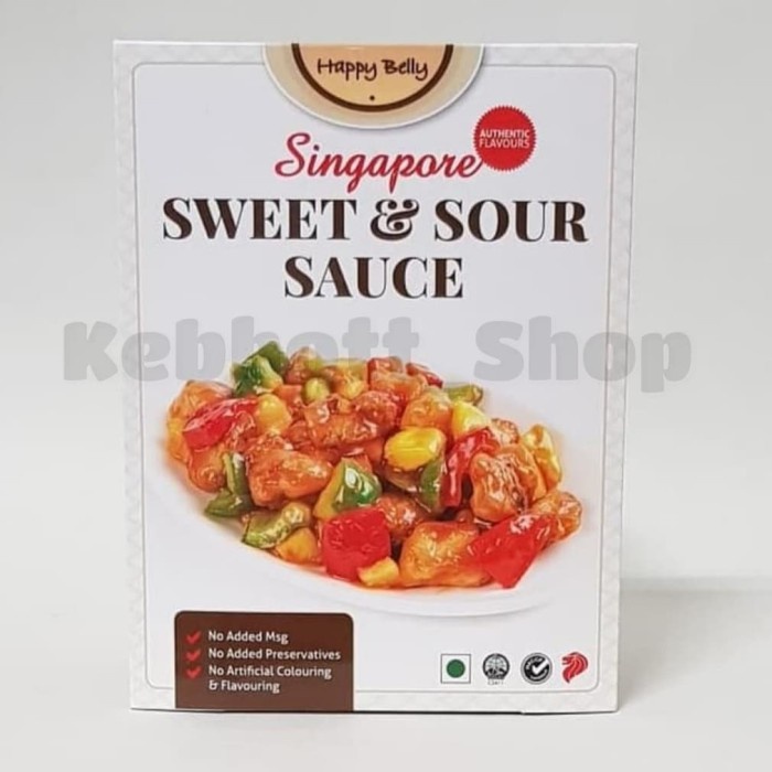 

Sweet & Sour Sauce Happy Belly Singapore Bumbu Saus Asam Manis