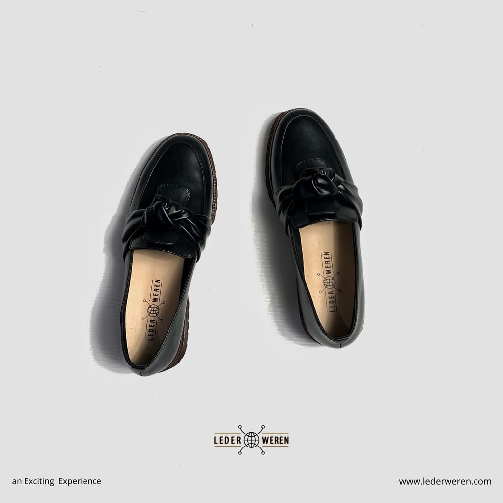 Lederweren - Leder Loafer Tape - Sepatu Loafers Wanita Tassel Wedding