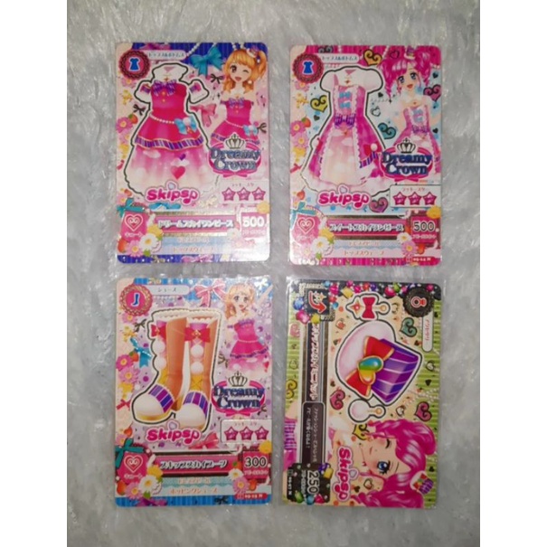 AIKATSU CARD SKIPS AKARI DAN MADOKA VER JEPANG