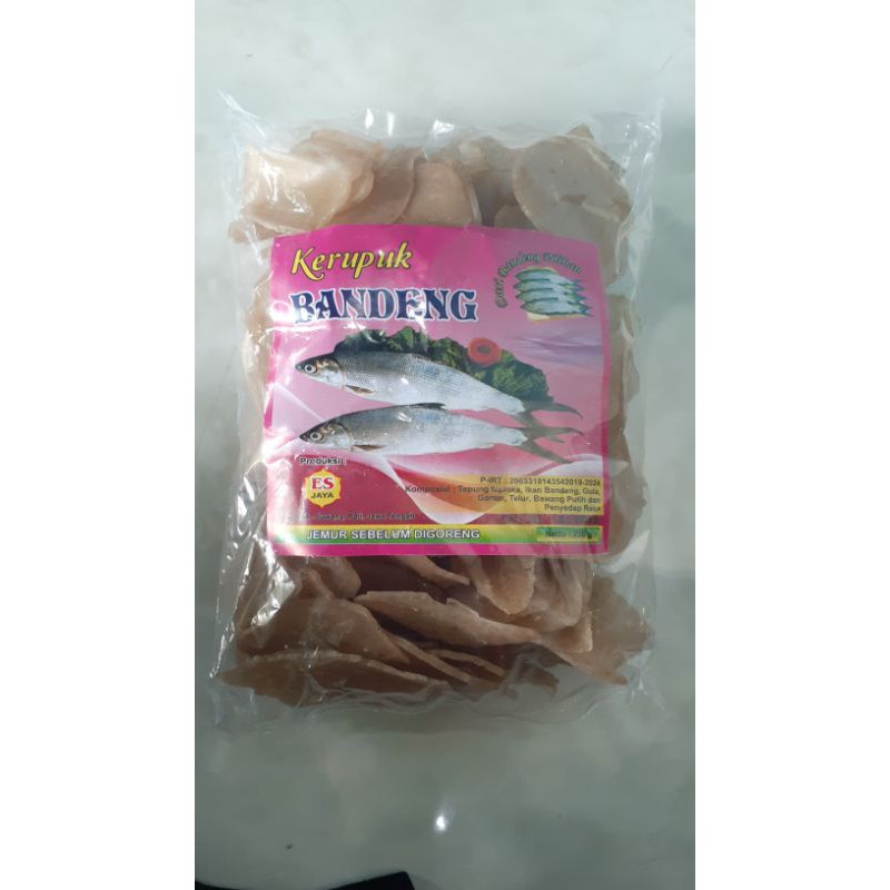 

Kerupuk Bandeng Kerupuk mentah produk JUWANA PATI neto 250gr