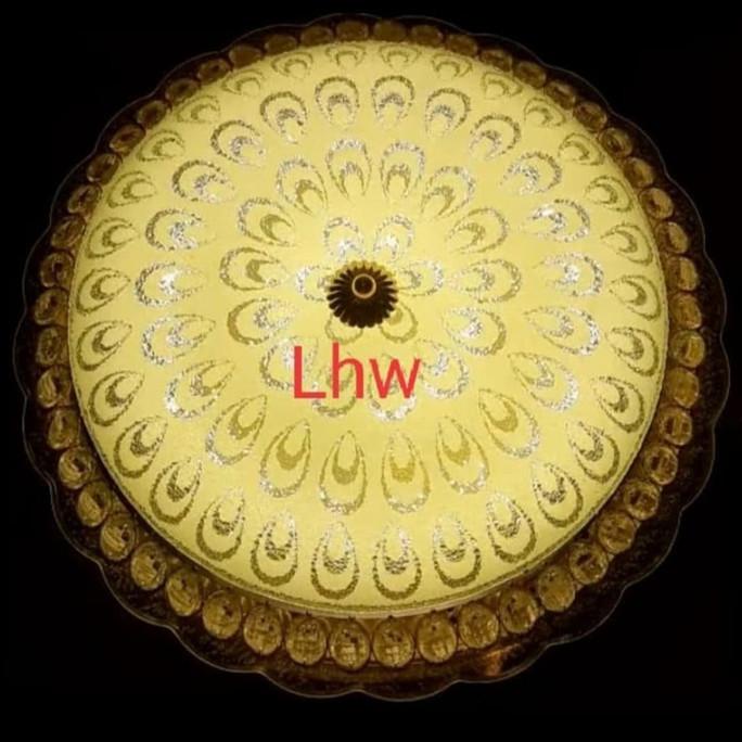 Hadir Lampu Hias Plafon / Ceiling Lamp 50Cm Kristal Led 4 Warna 8501 - 8501/50 Promo