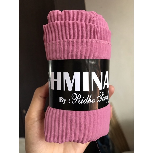 Hijab Pasmina plisket premium / Pasmina Plisket lidi / Pasmina pleated shawl / Pashmina plisket Tanpa Garis Tengah-17.dusty pink full