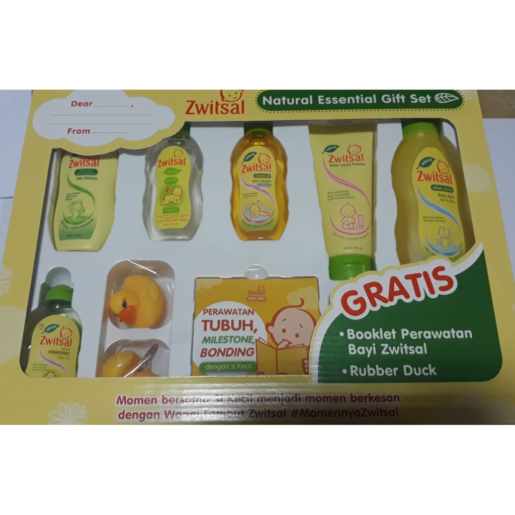 ZWITSAL BABY ESSENTIAL GIFTPACK 4X1PC