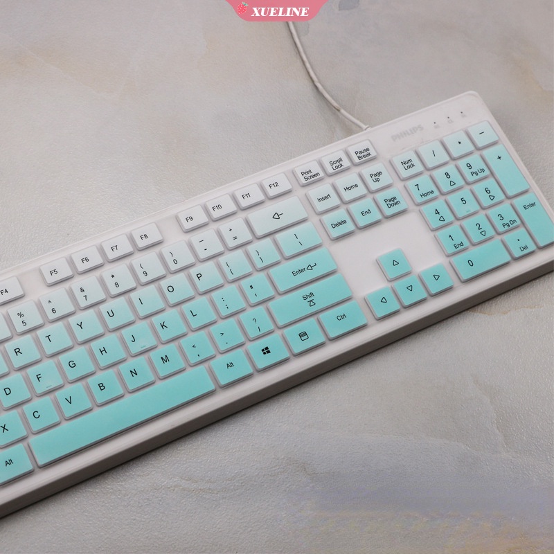 Cover Pelindung Keyboard Bahan Silikon Anti Air Untuk PHILIPS 15 Inch