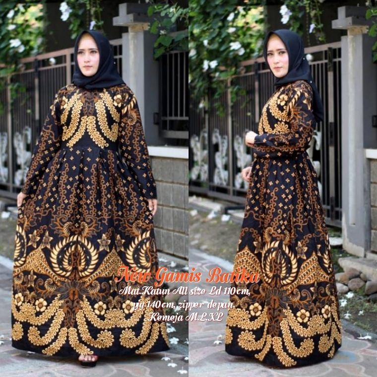 GROSIR BATIK NEW GAMIS BATIKA