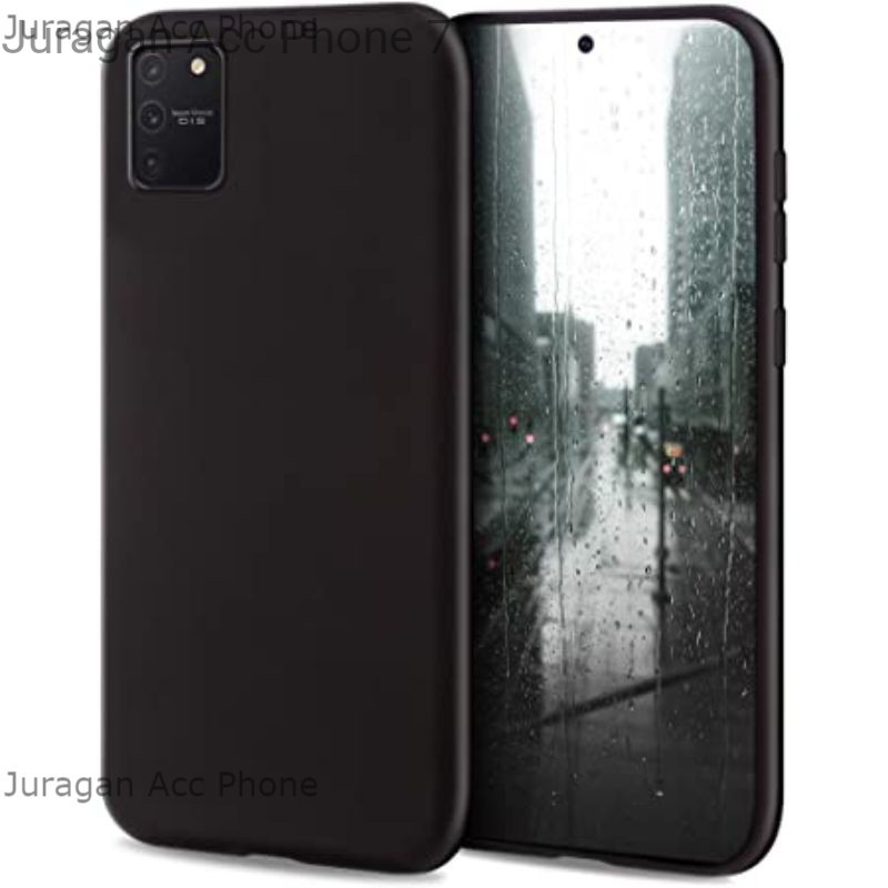 Soft Case Blackmatte Samsung Galaxy S10 Lite Casing Silikon  Black Matte Samsung Galaxy S10 Lite Ori