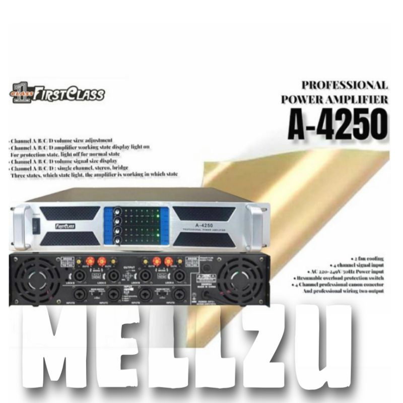 Power Firstclass FC A 4250 Original Amplifier FC A4250 - 4 Channel